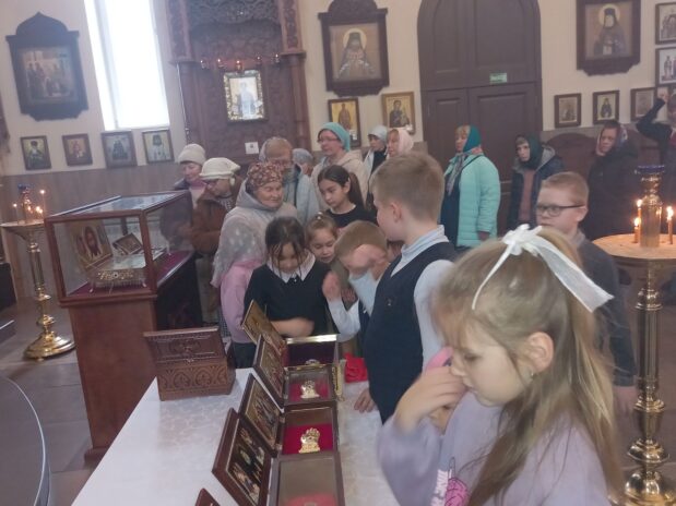 В воскресной школе прошел открытый урок, посвящённый неделе Торжества Православия